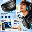 boAt Rockerz 480 Wireless Over-Ear Bluetooth Headphones | RGB LEDs with 6 Light Modes | 40mm Drivers with boAt Signature Sound | 60 Hours Playback | 40ms BEAST Mode | ENx Technology | App Support | Built-in Mic | iCare