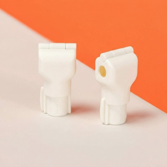 6MM Weatherproof Metal Angle Anti-Theft Stop Lock for retail Shops, Malls and Warehouse marketed &ndash; White | iCare