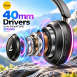 boAt Rockerz 480 Wireless Over-Ear Bluetooth Headphones | RGB LEDs with 6 Light Modes | 40mm Drivers with boAt Signature Sound | 60 Hours Playback | 40ms BEAST Mode | ENx Technology | App Support | Built-in Mic | iCare