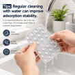 Dual Suction Phone Grip | Silicone Pop Holder Finger Loop | Anti-Slip Mobile Phone Holder for Secure One-Hand Use, Selfies &amp; Video Recording | Mobile Accessories By iCare-Set of 2 &ndash; Clear | iCare