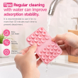 Dual Suction Phone Grip | Silicone Pop Holder Finger Loop | Anti-Slip Mobile Phone Holder for Secure One-Hand Use, Selfies &amp; Video Recording | Mobile Accessories By iCare-Set of 2 &ndash; Baby Pink | iCare