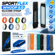 SportFlex WHOOP 5.0 Silicone Replacement Band | Soft-Touch Waterproof &amp; Sweatproof Sport Strap | Flexible Secure Wristband for Workouts, Running, Fitness | Men &amp; Women| iCare