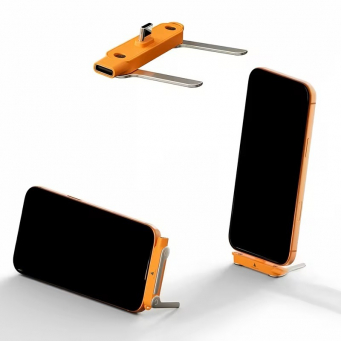 240W USB-C Fast Charging Adapter By iCare Cable Holder &amp; Foldable Stand &ndash; Orange | iCare
