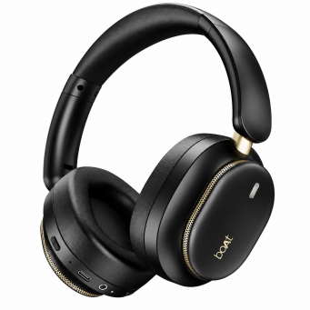 boAt Rockerz Plus 440 Wireless Over-Ear Headphones with Dual Drivers (40mm + 20mm) | 80 Hours Playback | 40ms BEAST Mode | ENx Technology | Bluetooth v6.0 | IPX4 Water &amp; Sweat Resistance | ASAP Charge | iCare