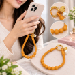 Silicone Necklace Phone Lanyard | Universal Smartphone Holder Strap | Soft Adjustable Anti-Drop Neck Cord, Ring Grip &amp; Hands-Free Phone Carrier | iCare
