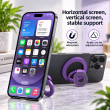 MagSafe Metal Ring 3-in-1 Dual Magnet Phone Holder | Magnetic Finger Grip, Kickstand &amp; Mobile Stand | MagSafe Essentials | iCare