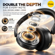 boAt Rockerz Plus 440 Wireless Over-Ear Headphones with Dual Drivers (40mm + 20mm) | 80 Hours Playback | 40ms BEAST Mode | ENx Technology | Bluetooth v6.0 | IPX4 Water &amp; Sweat Resistance | ASAP Charge | iCare