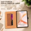 OnePlus Pad Go 2 12.1 Inch Flip Cover Case (OPD2504/OPD2505) | Premium PU Leather Folio Cover with Multi-Angle Stand &ndash; Brown | iCare