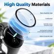 Google Pixel Watch 3D Curved Soft Edge Screen Protector Film| Full Coverage HD Clear Smartwatch Screen Guard | Bubble-Free Easy Application| iCare