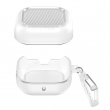 Samsung Galaxy Buds 4 &amp; Buds 4 Pro (2026) Clear Matte Shockproof Case | Anti-Yellowing TPU Protective Cover with Keychain | iCare