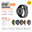 Samsung Watch8 Strap 2 Color | Samsung Galaxy Watch 8/8 Classic (40/44/46mm) Durable Two-Tone Silicone Sport Band &ndash; Beige+Orange | iCare