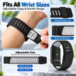 SportFlex WHOOP 5.0 Silicone Replacement Band | Soft-Touch Waterproof &amp; Sweatproof Sport Strap | Flexible Secure Wristband for Workouts, Running, Fitness | Men &amp; Women| iCare
