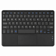 Universal 10 Inch Wireless Bluetooth Keyboard with Trackpad | Ultra-Thin Portable Keyboard with Built-In Trackpad, Silent Typing, Rechargeable Battery &amp; Backlight | iCare