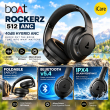 boAt Rockerz 512 ANC Wireless Bluetooth Headphones | Up to 40dB Hybrid Active Noise Cancellation | 80 Hours Playback | 40mm Drivers | 40ms Low Latency BEAST Mode | ENx Technology | App Support | Built-in Mic | iCare