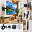 Universal Tablet Stand with Lock &amp; Key | Wall Mount Tablet Holder &amp; Bracket | Secure Tablet Stand | Adjustable Tablet Holder for Desk, Counter &amp; Kiosk |iCare