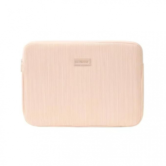 15.6 Inch Corduroy Laptop Sleeve Case By iCare | Shockproof Protective Laptop Bag with Soft Inner Lining &ndash; Pink | iCare