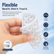 Dual Suction Phone Grip | Silicone Pop Holder Finger Loop | Anti-Slip Mobile Phone Holder for Secure One-Hand Use, Selfies &amp; Video Recording | Mobile Accessories By iCare-Set of 2 &ndash; Clear | iCare