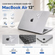 MacBook Air 13.3" | Clear Ultra-Thin Laptop Skin | Scratch-Resistant Protective Sticker Cover Compatible with  A2179 2019 | Easy Apply &amp; Remove | iCare