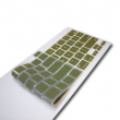 MacBook Pro 13 (A1706 / A1708 / A1989 / A2159 / A2289 / A2251 / A2338) Keyboard Cover Skin Protector (Clear) &ndash; Dark Green | iCare