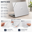 MacBook Air 13.6-Inch Matte Skin Compatible For M3 2024 A3113 | Ultra-Thin Matte Laptop Skin | Scratch-Resistant Protective Sticker Cover | Easy Apply &amp; Remove | iCare