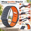 SportFlex WHOOP 5.0 Silicone Replacement Band | Soft-Touch Waterproof &amp; Sweatproof Sport Strap | Flexible Secure Wristband for Workouts, Running, Fitness | Men &amp; Women| iCare