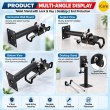Tablet Stand with Lock &amp; Key | Secure Desktop Tablet Holder | 2-End Protection Metal Stand | Anti-Theft Kiosk &amp; POS Counter Stand | Tablet Stand &amp; Holder | iCare