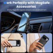 Magnetic PU Leather Protective Case for Google Pixel 11 Pro, Carbon Fiber Texture Back Cover, Compatible with MagSafe, Shockproof All-Round Protection