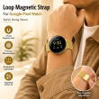 Google Pixel Watch Loop Magnetic Strap By iCare Adjustable Magnetic Band Strap Belt accessories &ndash; Gold | iCare