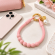 Silicone Necklace Phone Lanyard | Universal Smartphone Holder Strap | Soft Adjustable Anti-Drop Neck Cord, Ring Grip &amp; Hands-Free Phone Carrier | iCare