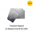 A2442 MacBook Pro 14.2 (2021) Keyboard Cover Skin Protector with Retina Display &amp; Touch ID, Premium Ultra Thin Soft and TPU Waterproof &amp; Dust-Proof &ndash; Clear | iCare