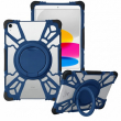 UNIVERSAL TABLET CASES- Hand | iCare Universal 9-11 Inch Tablet Case for iPad, Samsung, Lenovo &amp; Xiaomi &ndash; Shockproof Waterproof Silicone Bike &amp; Motorcycle Mount Cover &ndash; Dark Blue | iCare