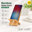 Bamboo Mobile Stand Landscape 2-Way Universal Wooden Phone Holder | iCare
