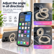 MagSafe Metal Ring 3-in-1 Dual Magnet Phone Holder | Magnetic Finger Grip, Kickstand &amp; Mobile Stand | MagSafe Essentials | iCare