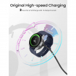 Samsung 1 Meter Galaxy Watch 3/ 4/ 5 Galaxy Watch Charger USB Magnetic Wireless Charging Cable Cord for Samsung Galaxy Watches (Black) &ndash; 5 40mm SM-R900 | iCare
