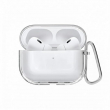 Apple AirPods Pro 3 (2025) By iCare Clear Shockproof TPU Case with Hook Transparent Scratch-Resistant Cover | iCare