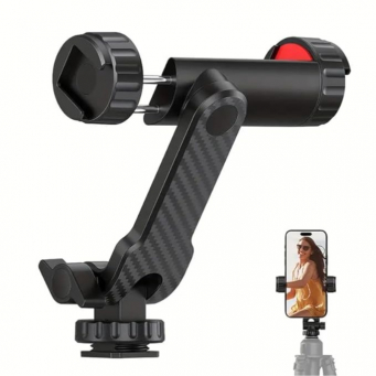 360&deg; Selfie Clip Mobile Holder | Flexible Rotating Phone Mount for Vlogging &amp; Video Calls | iCare