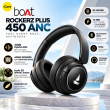 boAt Rockerz Plus 450 ANC Wireless Bluetooth Headphones | Up to 40dB Hybrid ANC | 3D Spatial Audio | Up to 80H Playback | 40mm Drivers | 40ms BEAST Mode | ENx Technology | Voice Assistant | ASAP Charge | Bluetooth 6.0 | Built-in Mic | iCare