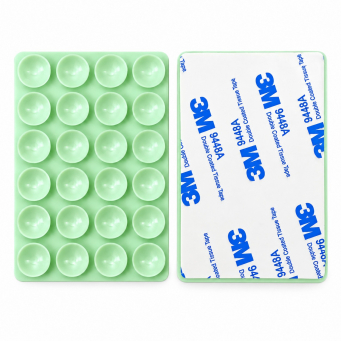 2Gen Suction Grip Single Side with 3M Tape | 2 Gen Suction Phone Grip Pad By iCare 24 Suction Cups | Anti-Slip Mobile Grip with 3M Tape (Pack of 2) | iCare