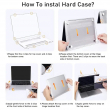MacBook Air 13 Inch Compatible For A2337, A2179, A1932 Clear Protective Laptop Cover | Scratch Resistant PC Plastic Shell &ndash; M1 2020 A2337 | iCare