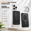 Magnetic Fast charging power bank 10000 mAh/5000 mAh &ndash; Black | Recci