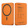 Magnetic Fast charging power bank 10000 mAh/5000 mAh &ndash; Orange | Recci