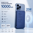 Magnetic Fast charging power bank 10000 mAh/5000 mAh &ndash; Blue | Recci