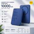 Magnetic Fast charging power bank 10000 mAh/5000 mAh &ndash; Blue | Recci