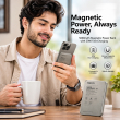 Magnetic Fast charging power bank 10000 mAh/5000 mAh &ndash; Titanium Grey | Recci