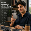 Magnetic Fast charging power bank 10000 mAh/5000 mAh &ndash; Titanium Grey | Recci
