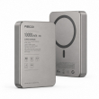 Magnetic Fast charging power bank 10000 mAh/5000 mAh &ndash; Titanium Grey | Recci