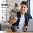 Magnetic Fast charging power bank 10000 mAh/5000 mAh &ndash; Titanium Grey | Recci