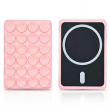 Magnetic Suction Cup Phone Mount For iPhone | MagSafe Compatible Phone Holder with Silicone Grip for Selfies, TikTok, Instagram &amp; Video Creators &ndash; Pink | iCare