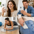 Magnetic Suction Cup Phone Mount For iPhone | MagSafe Compatible Phone Holder with Silicone Grip for Selfies, TikTok, Instagram &amp; Video Creators &ndash; White | iCare