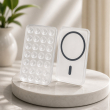 Magnetic Suction Cup Phone Mount For iPhone | MagSafe Compatible Phone Holder with Silicone Grip for Selfies, TikTok, Instagram &amp; Video Creators &ndash; Clear | iCare